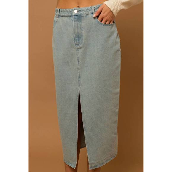 NEW GILLI lola skirt in denim - Picture 5 of 6